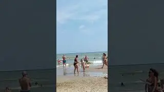 Beach Life in Rimini  2025 !!!  Italy !!!