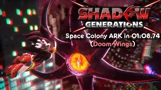 Shadow Generations | Space Colony ARK, Act 1 | Speedrun (01:08.74, Doom Wings)