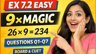 Class 12 Integration Ex 7.2 Q1&ndash;Q7 🔥 | 9 se Multiply ki Fast Trick | Exam Special