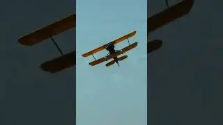 Exciting landing in the wind | Smith DSA-1 Miniplane | RC scale biplane