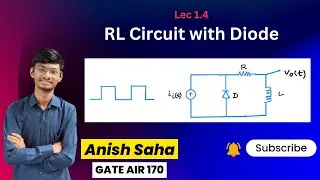 Lec 1.4 RL Circuit with diode | Pulse Current | Intuitive Analysis