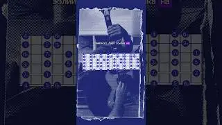 Аппликатуры До Эолийского  лада в 5 позициях #урок#гамма#jazz #lofimusic #аранжировки #музыкант