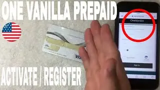 ✅  How To Activate Register One Vanilla Prepaid Visa Card 🔴
