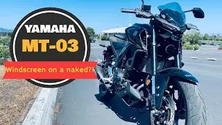 Ветровое стекло MT03 | Установка + мини-обзор | Первая модификация | Первый мотоцикл