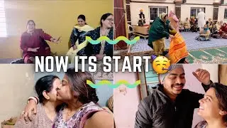 STARTING OF WEDDING VIBES💐|| VEERE DI WEDDING🥳 || SATPREET SEHMI✨
