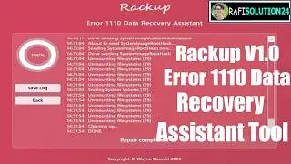 Free Download Rackup V1.0 - Error 1110 Data Recovery Assistant Tool (For iPhone & iPad Devices only