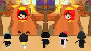 EMMA VS CLOWN RYAN VS MIDNIGHT SPY RYAN VS STEALTH NINJA VS SHADOW SPY RYAN SUPER EGG EDITION UPDATE