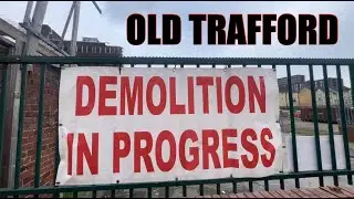OLD TRAFFORD OFFICE BLOCK DEMOLITION. MANCHESTER. Part 1.
