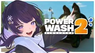 【PowerWash Simulator 2】お昼までお掃除🔫【#ぽてぃこ｜#VTuber】