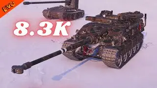 Foch B  8.3K Damage 6 Kills  WoT Gameplay