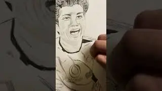 Drawing Young Ronaldo