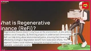 What is regenerative finance and can it heal ecosystems