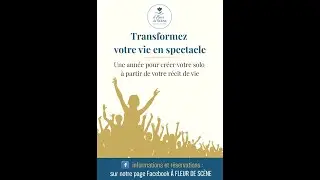 A fleur de sc&egrave;ne #theatre #developpementpersonnel #recitdevie  #seulenscene #th&eacute;rapie #resilience