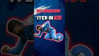 Shreyas Iyer&rsquo;s Brave Act Lands Him In ICU । #ShreyasIyerInjury #GetWellSoon #ShreyasFans
