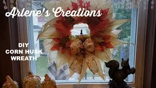 CORN HUSK WREATH DIY