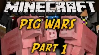 Minecraft Mini-Game : PIG WARS! w/ Halokid452 #TwerkYani