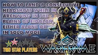 How To Land 8 Consecutive Headshots While In Archwing | Warframe Riven Mod Unveiling