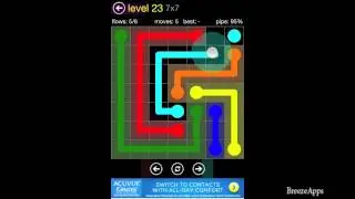 ‪Flow Free 7x7 level 23 (Regular Pack Medium)‬