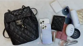 Chanel 23s caviar backpack UNBOXING