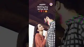 Happy Flirting Day 18 february 2025 | February days list 2025 | February month Days of Velentines