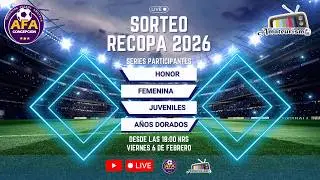 SORTEO RECOPA A&Ntilde;O 2026