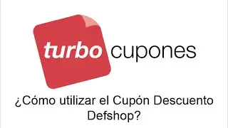 &iquest;Como usar el C&oacute;digo Descuento DefShop?