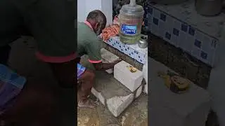 Two Steps! Construction#shorts #stairs #bricks #staircase #howtobuild #house