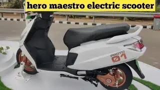 Hero maestro electric scooter 2020 launch in India | hero proto 1 electric scooter | Cardrive