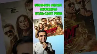 Singham Again Star cast shocking fees 😱 #filmydeva  #singhamagain