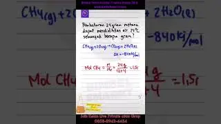 Soal Termokimia #termokimia #hukumhess #kimia #chemistry #utbk #kimiasma #rumus #belajar