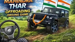 Modified Mahindra Thar Offroading 🔥 Extreme Hills & Mud Drive | Indian Cars Simulator 3D