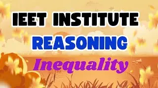 Inequalities Reasoning by Sarat Sir Inequality tricks for banking ,ssc , railway, Competitive Exams