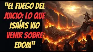 El diluvio de fuego sobre Edom: donde hay bastante gente sufriendo la profec&iacute;a ardiente de Isa&iacute;as
