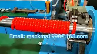 TPU Polyurethane spring air hose automatic coiling machine
