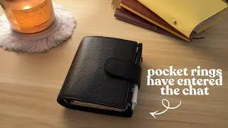 Cozy Desk Chat// Updated Personal Filofax Flip through AND Pocket Rings!