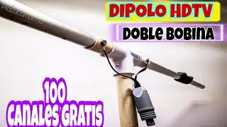 📺IMPRESIONANTE: ANTENA PARÁ TV CON TUBOS DE PVC. SUPER PODEROSA SEÑAL. 200 KMS DE ALCANCE📡