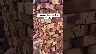 Reason why we use khinger bricks in foundation
