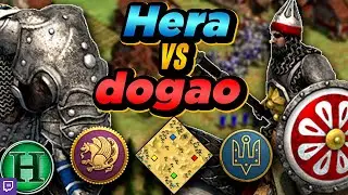 Persians vs Slavs | 1v1 Arabia | vs dogao | AoE2