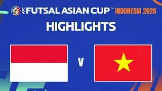 Highlights | Indonesia vs Vietnam | AFC Asian Futsal Cup | Pertandingan futsal Indonesia vs Vietnam