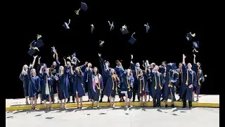 Graduation Cap Toss! Ahhhmazing!