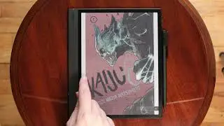 Boox Note Air5 C testing manga and e-books in NeoReader along with drawing in Notes