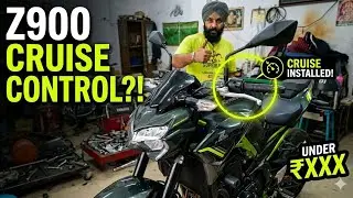 CRUISE CONTROL on Kawasaki Z900 from Pro-Spec Easy Cruz #indiaonz900 @Allaboutbikesandmotorcycling