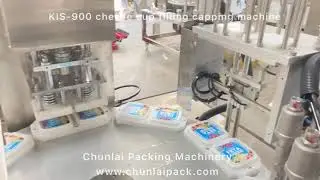 Cheese cup filling capping machine