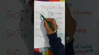 Silicates Trick📌 #sblock #pblockelementschemistry #pblocktricks #neet #ashortaday #chemistrytricks