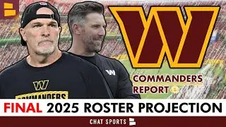 Commanders News: Washington CUTS 6 Players + FINAL Commanders 53-Man Roster Projection For 2025