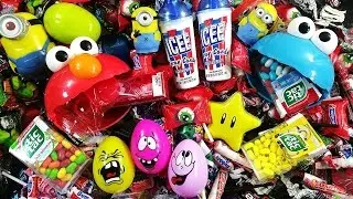 The Good Night Show / Learn Colors with A lot of Candy & Surprise Eggs