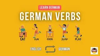 Common German Verbs 🇩🇪 | A1 Basic Actions for Beginners