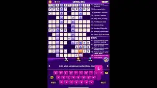 Word Hike Level 241, Germany-The National Team, Crossword Puzzle Game App
