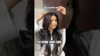 No treatments. At home hair care routine ✨#haircare