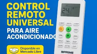 Control remoto PRIME KKG12A-C1 EMPRC122-T  aire acondicionado #electronic #controlremoto #prime 